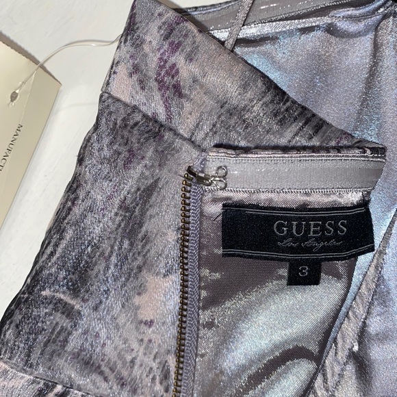 Guess Strapless Ruffled Mini Dress - Picture 3 of 4